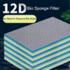 12D filter sponge