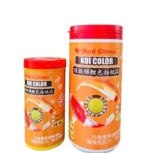 Red china koi color food