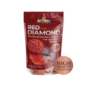Okiko Red Diamond Flowerhorn Fish Food Color Booster Formula