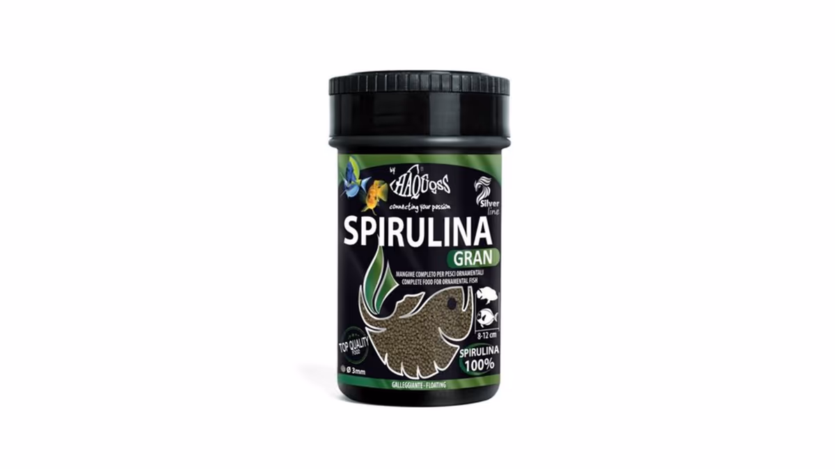 Haquoss Spirulina Gran Premium Fish Food (100ml)