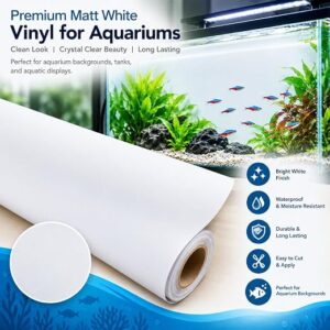 Aquarium Background Sticker (white